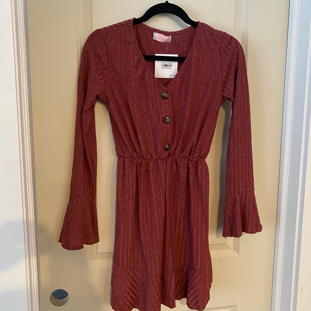 Cabernet long sleeve dress